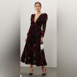 Rachel Parcell Burnout Velvet Dress Size 0